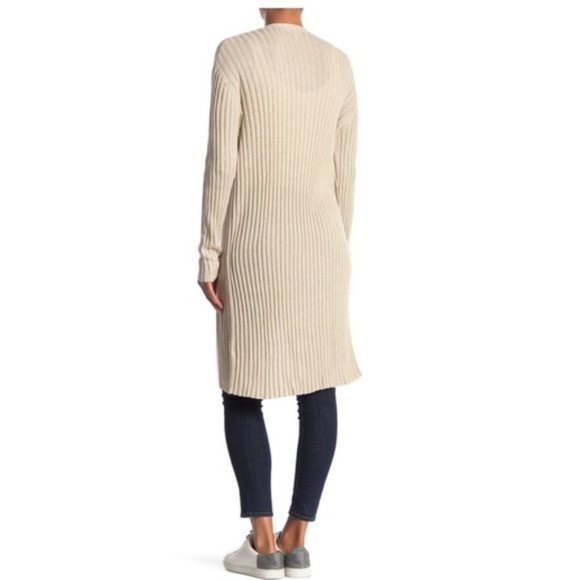 Abound Long Ribbed Construction Cardigan - Picture 2 of 7
